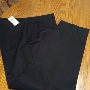 J Jill Cotten Stretch Ankle Black Pants NWT Sz. 16